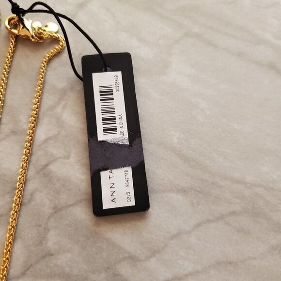 ✨ NEW Ann Taylor Pink Resin Acrylic Fringe Pendant Necklace ✨ - Picture 6 of 8